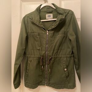 Old Navy cargo military jacket, size small